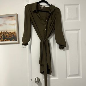 Forever 21 Long Sleeve Shirt Dress